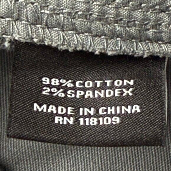 Hallstatt Men's Stretch Standard Fit Dark Grey Chino Pants Size 42x30 NWT - Picture 6 of 10